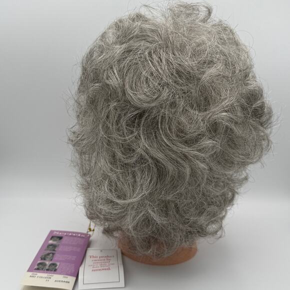 NWT Paula Young Mid Colleen Gray Wig Color 51 Short Curly Synthetic Average main image 13
